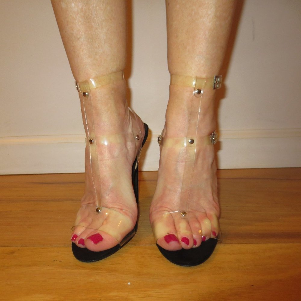 Nib So Me Clear Invisible Double Buckle Strap Hig… - image 5